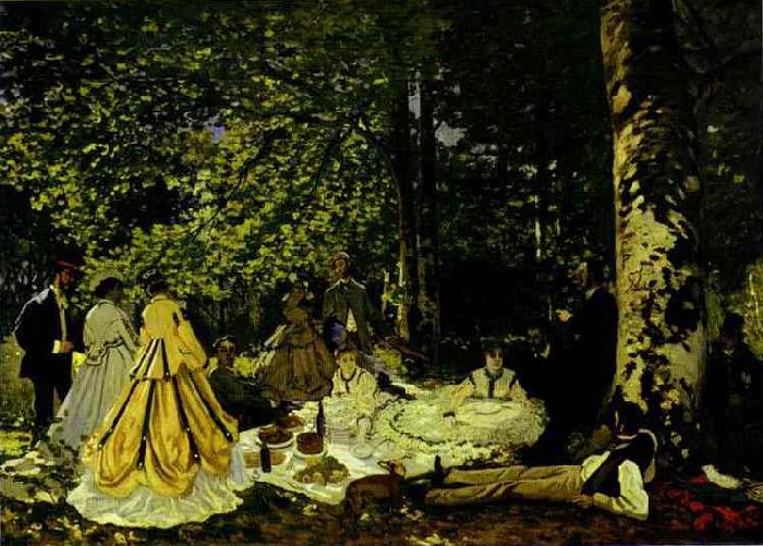 Claude Monet Le dejeuner sur l herbe Germany oil painting art